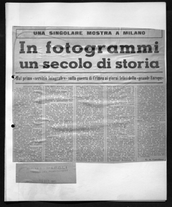 UNA SINGOLARE MOSTRA A MILANO, sta in ROMA - quotidiano