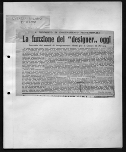 A PROPOSITO DI INSEGNAMENTO PROFESSIONALE - La funzione del 
