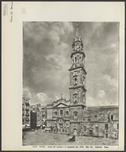 Napoli - Chiesa del Carmine - Facciata e campanile