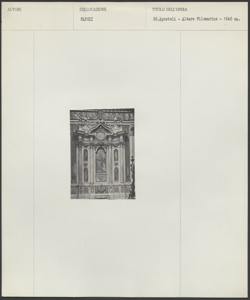 Napoli - Chiesa dei Santi Apostoli - Altare Filomarino