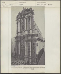 Palermo - Chiesa della Pietà - Facciata