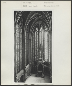 Parigi - Sainte Chapelle - Interno superiore e ciborio