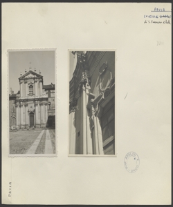 Pavia - Chiesa di San Francesco di Paola - Facciata e particolare