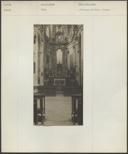 Pavia - Chiesa di San Francesco di Paola - Interno - zona absidale