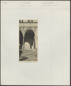Pavia - Chiesa di San Lanfranco - Chiostro Grande - Particolare