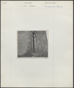 Pavia - Chiesa di San Lazzaro - Abside - Monofora