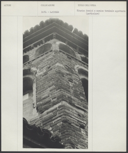Pavia - Basilica di San Michele Maggiore - Tiburio - Fornici e cornice