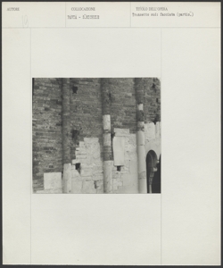 Pavia - Basilica di San Michele Maggiore - Transetto sud - Particolare