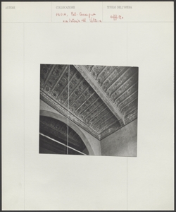 Pavia - Palazzo Cavagna - Cortile - Soffitto