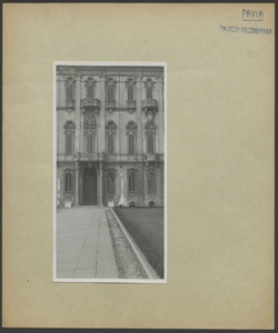 Pavia - Palazzo Mezzabarba - Soffitto - Facciata