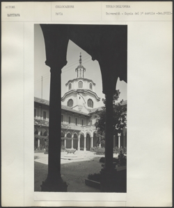 Pavia - Università centrale - terzo cortile - cupola