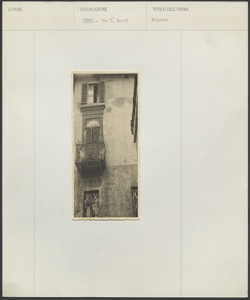Pavia - Via defendente Sacchi - Finestra