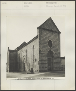 Pistoia - S. Francesco - Facciata - Fianco - Transetto