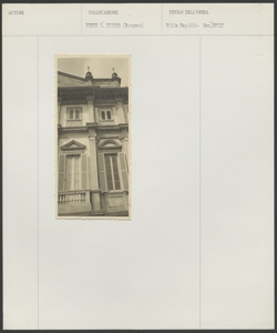 Ponte S. Pietro - Villa Mapelli - Particolare - Facciata