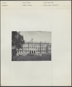 Portici - Palazzo Reale - Facciata