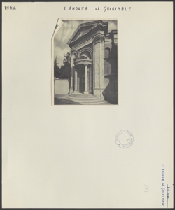 Roma - S. Andrea al Quirinale - Esterno - Facciata