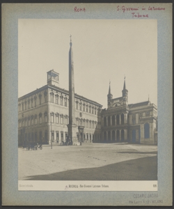 Roma - S. Giovanni in Laterano - Esterno - Tribuna - Obelisco