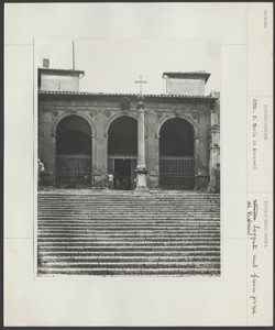 Roma - S. Maria in Aracoeli - Esterno - Loggiato - Scalinata