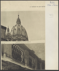 Roma - S. Pietro in Vaticano - Esterno - Particolare - Lato nord - Cupola