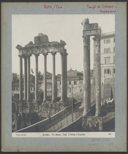 Roma - Foro Romano - Tempio di Saturno - Tempio di Vespasiano