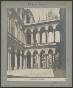 Roma - Palazzo Borghese - Esterno - Cortile - Loggia