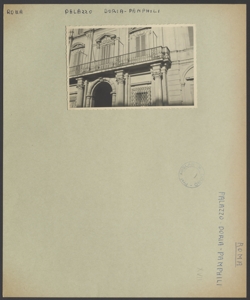 Roma - Palazzo Doria Pamphili - Esterno - Facciata - Dettaglio - Balcone