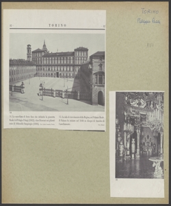Torino - Palazzo Reale - Esterno - Facciata - Piazza - Cancellata - Interno - Sala di ricevimento della Regina