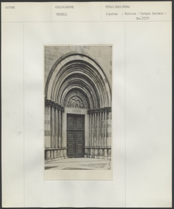 Vercelli - S. Andrea - Esterno - Facciata - Particolare - Portale