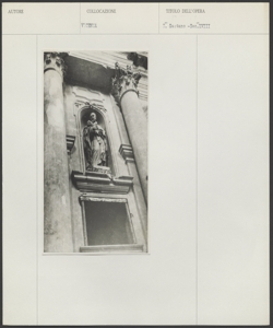Vicenza - S. Gaetano - Esterno - Facciata - Particolare - Statua