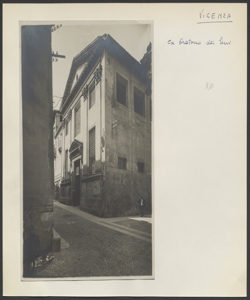 Vicenza - Ex Oratorio dei Servi - Esterno - Facciata - Fianco