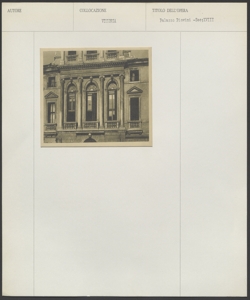 Vicenza - Palazzo Piovini - Esterno - Facciata - Particolare