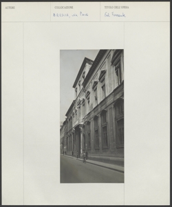 Brescia - Palazzo Ferrari - Esterno - Facciata