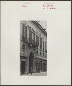 Cremona - Palazzo Stanga di S. Secondo - Esterno - Facciata