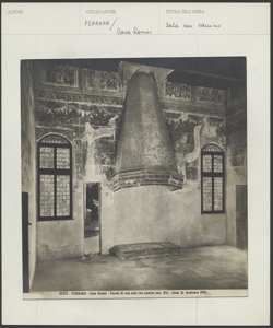 Ferrara - Casa Romei - Interno - Sala con camino