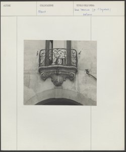 Padova - Casa Barocca - Esterno - Particolare - Balcone