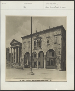Pola - Palazzo Civico e Tempio di Augusto - Esterno - Facciata
