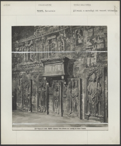 Trento - Cattedrale - Interno - Particolare - Affreschi - Sarcofagi