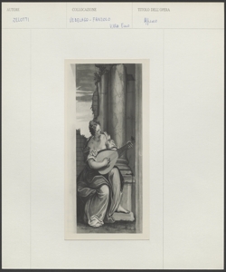 Vedelago - Fanzolo - Villa Emo - Interno - Affresco - Suonatrice - Zelotti