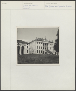 Volpago del Montello - Venegazzù - Villa Spineda Gasparini Loredan - Esterno - Facciata - Giardino