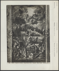 Venezia - Palazzo Ducale - Dipinto su tela - Venezia che porge un ramo d'alloro al Doge Nicolò da Ponte - Tintoretto
