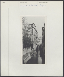 Venezia - Palazzo Von Axel - Esterno - Ingresso - Gondola