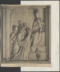 Venezia - Pietro Lombardo - Rilievo - Il Doge Leonardo Loredan davanti alla Vergine