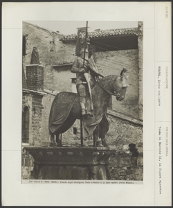 Verona - Arche scaligere - Tomba di Mastino II - Particolare - Statua equestre