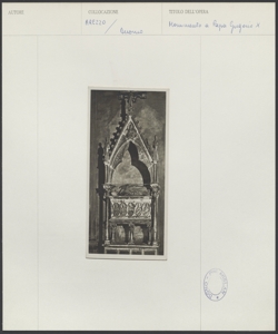 Arezzo - Duomo - Monumento funebre - Papa Gregorio X