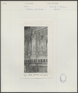 Pavia - S. Pietro in Ciel d'Oro - Arca di S. Agostino - Particolare - Carità