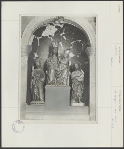 Vicenza - Duomo - Scultura - Madonna col Bambino - Santi