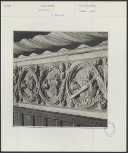 Vicenza - S. Lorenzo - Portale - Decorazione scultorea - Particolare
