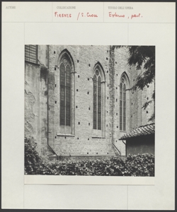 Firenze - S. Croce - Esterno - Cleristorio - Particolare
