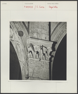 Firenze - S. Croce - Interno - Capitello