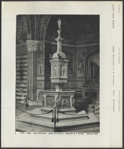 Siena - Battistero di S. Giovanni - Interno - Fonte Battesimale